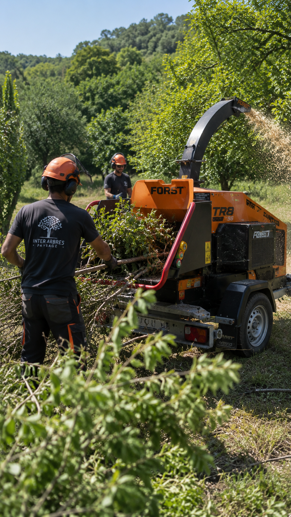 Broyage évacuation végétaux Rhône
